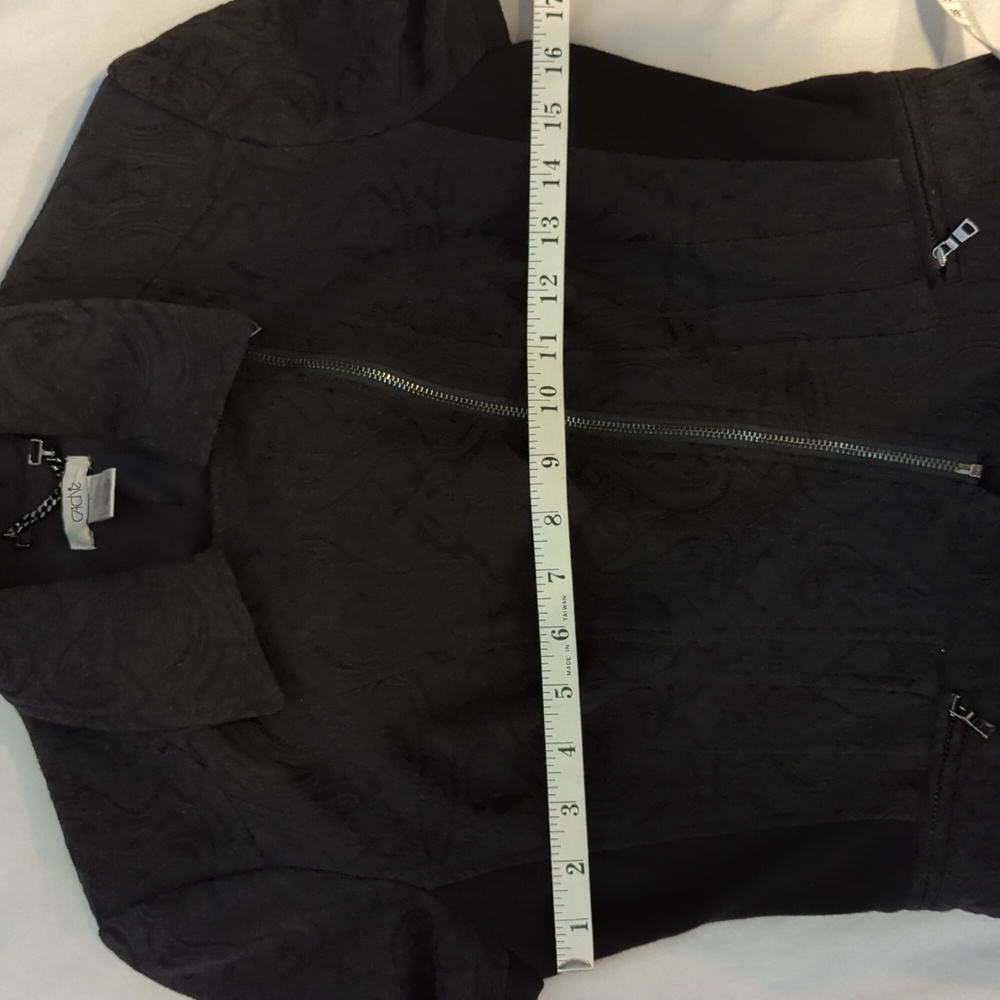 Angled zip motto jacket - Picture 9 of 9
